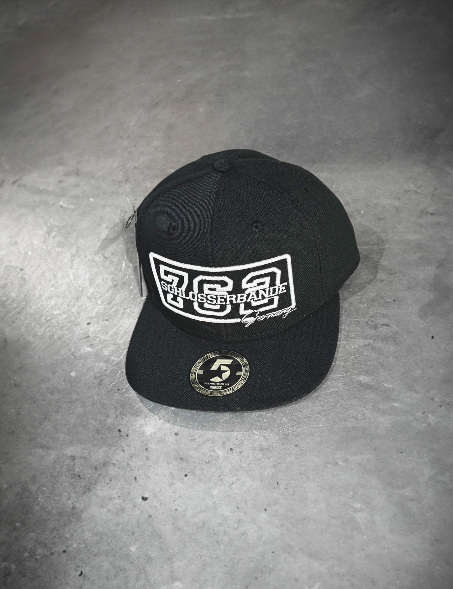 Cap 762Schlosserbande Snapback Schwarz