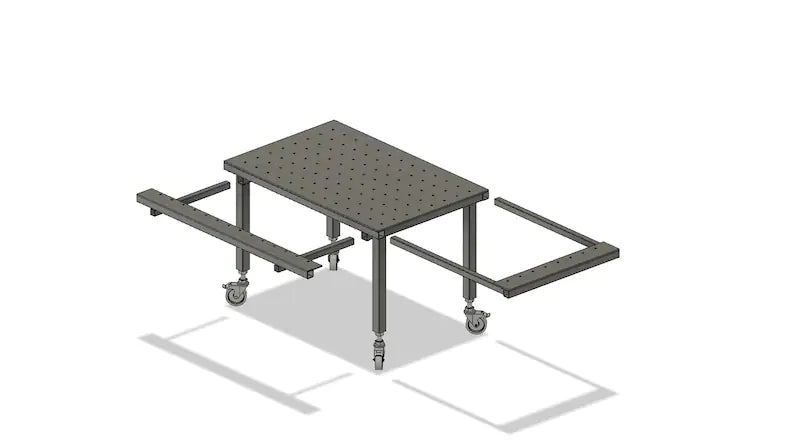 Greatest Welding Table build (Dreambuild) Plan set + DWG file from the Tabletops